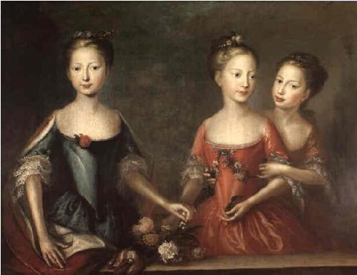 Martin Maingaud The daughters of George II China oil painting art